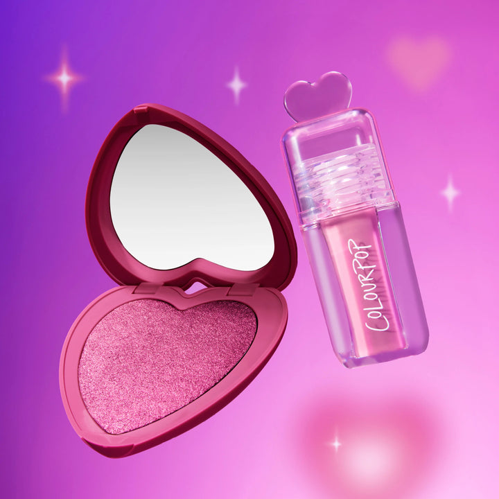 Blush + UGL Set - Super Shock Blush + Ultra Glossy Lip Set - GLAM MODA