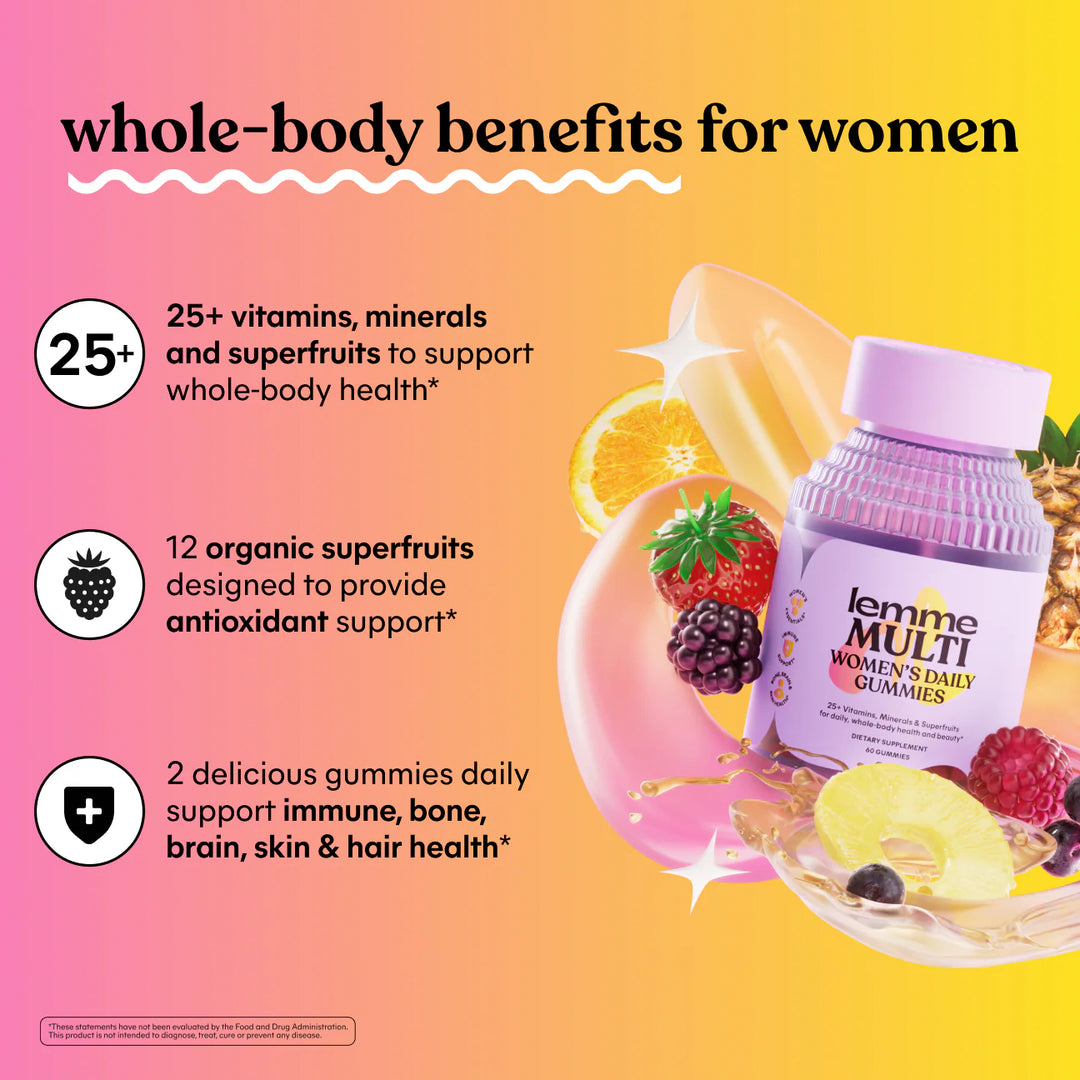 Lemme Multi Women's Daily Gummies - GLAM MODA