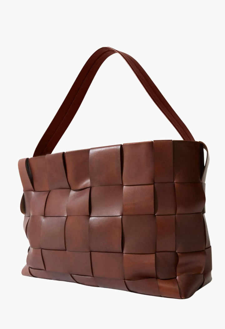 Woven Large Tote - Black