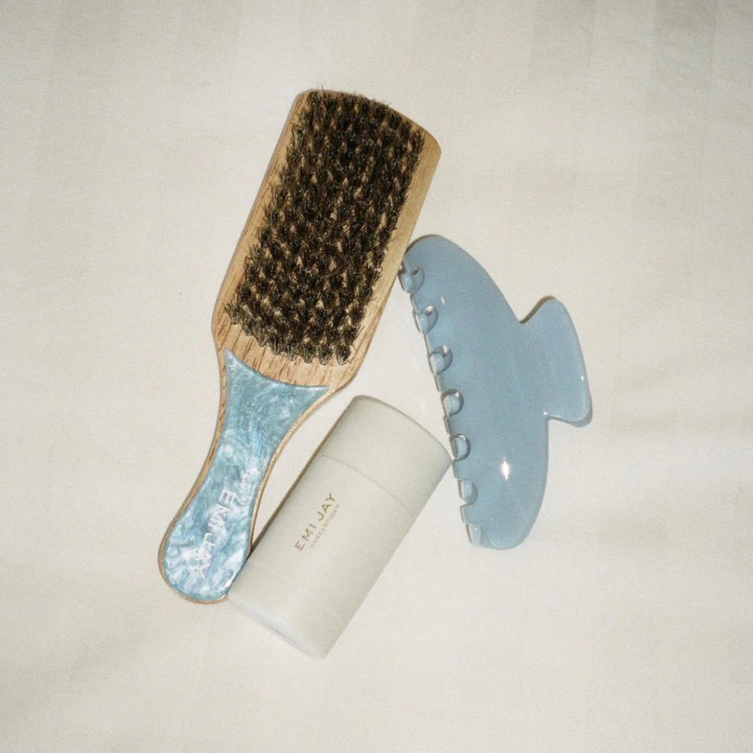 Mini Boar Bristle Brush - GLAM MODA