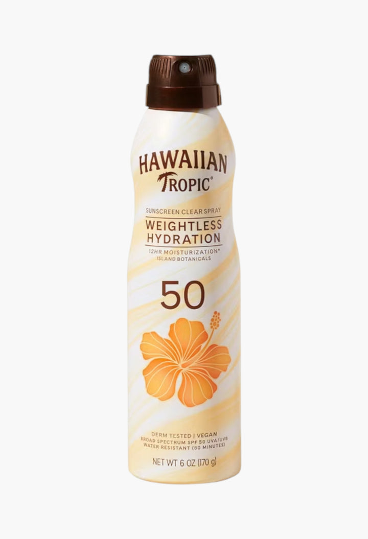 Hawaiian Tropic Silk Hydration Weightless Sunscreen C-Spray - SPF 50 / SPF 30 - GLAM MODA