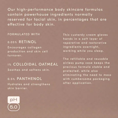 Theraplush “Hold” Refillable Overnight Retinol Hand Repair Cream - GLAM MODA