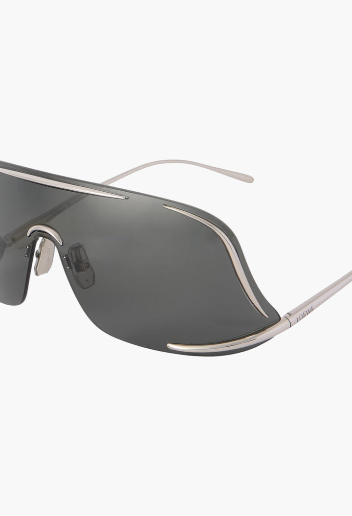 Signature D-Frame Silver-Tone Sunglasses - GLAM MODA