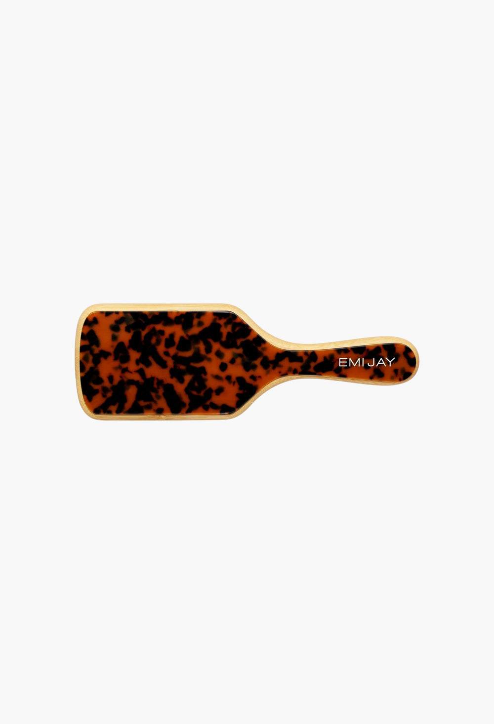Bamboo Paddle Brush In Tortoise - GLAM MODA