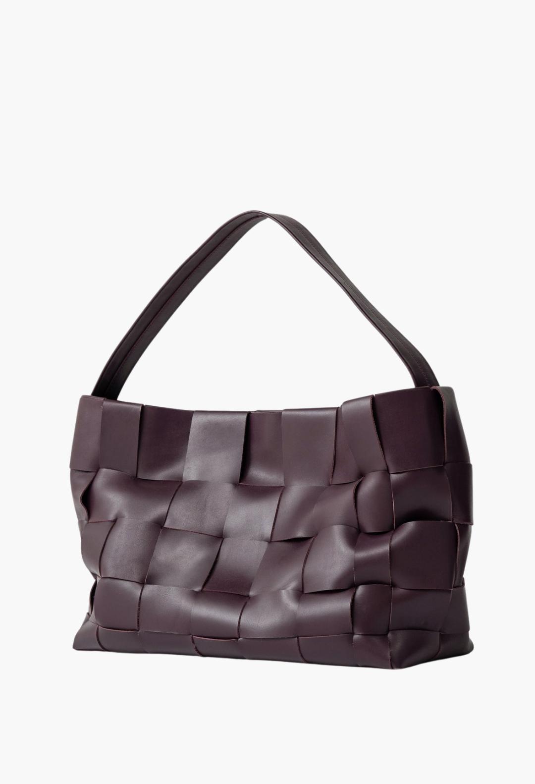 Woven Large Tote - Black