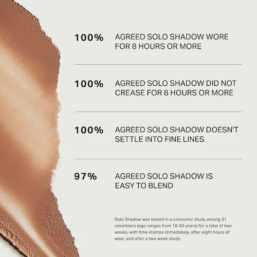 Solo Shadow Cream Eyeshadow - Matte finish + Shimmer finish - GLAM MODA