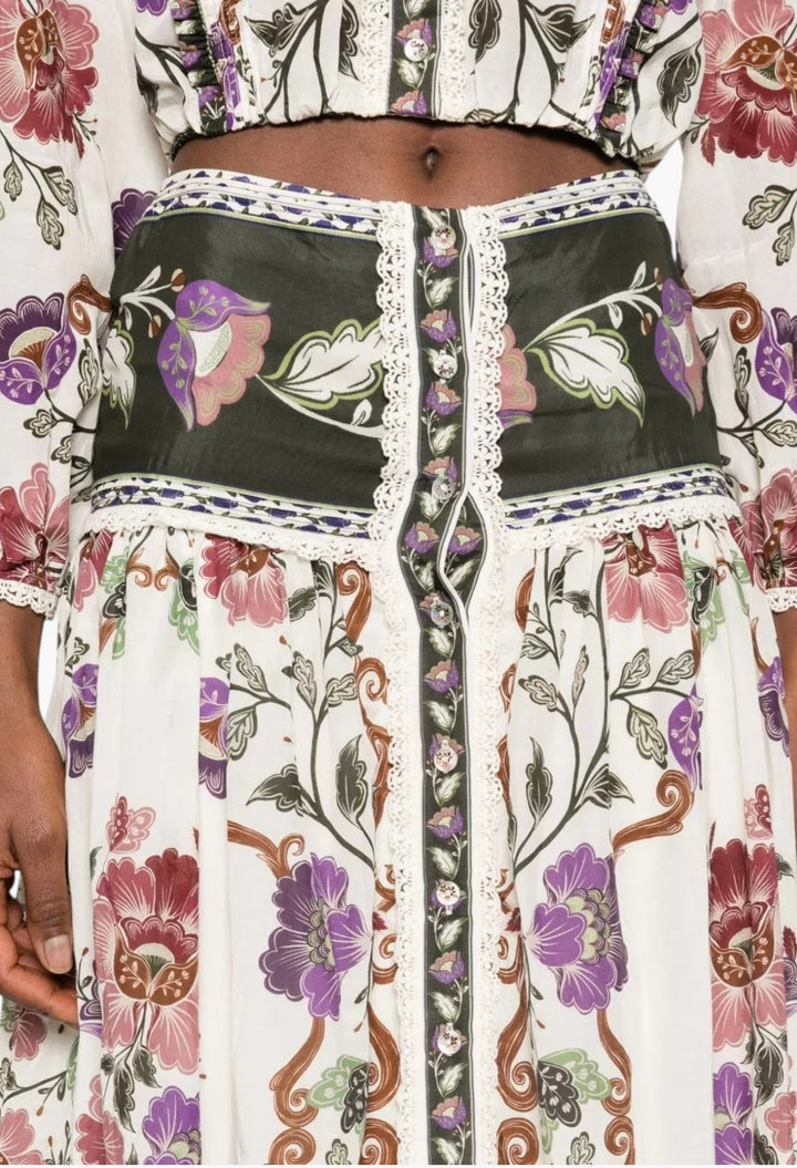 Rococo Midi Skirt - GLAM MODA
