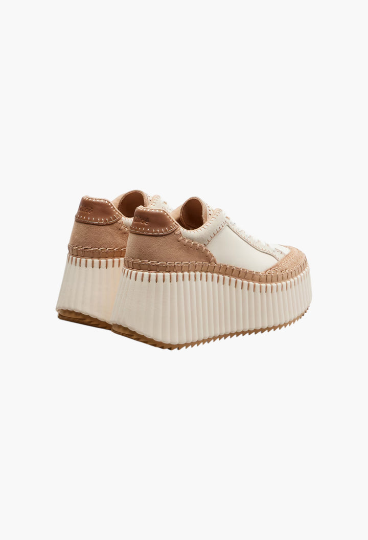 Nama Leather Platform Sneakers - GLAM MODA