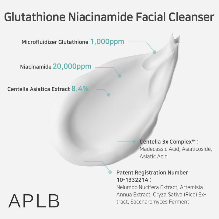 Glutathione Niacinamide Facial Cleanser