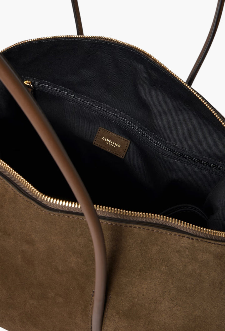The Stockholm Leather-Trimmed Canvas Tote Bag - GLAM MODA