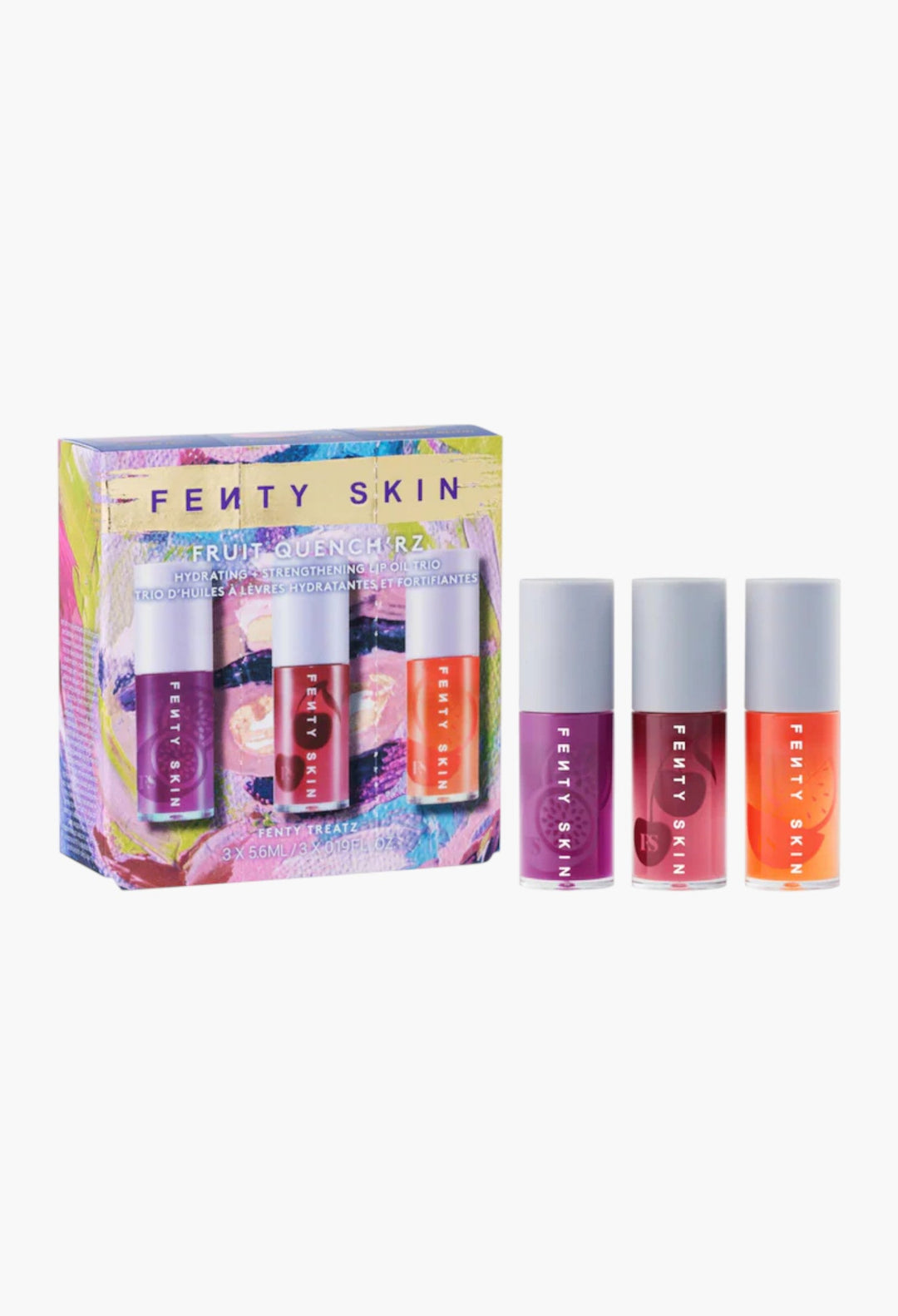Fenty Skin Fruit Quench'rz Hydrating + Strengthening Lip Oil Trio - GLAM MODA
