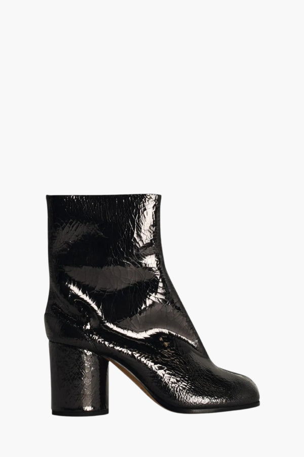 Maison Margiela Black Leather Ankle Boots