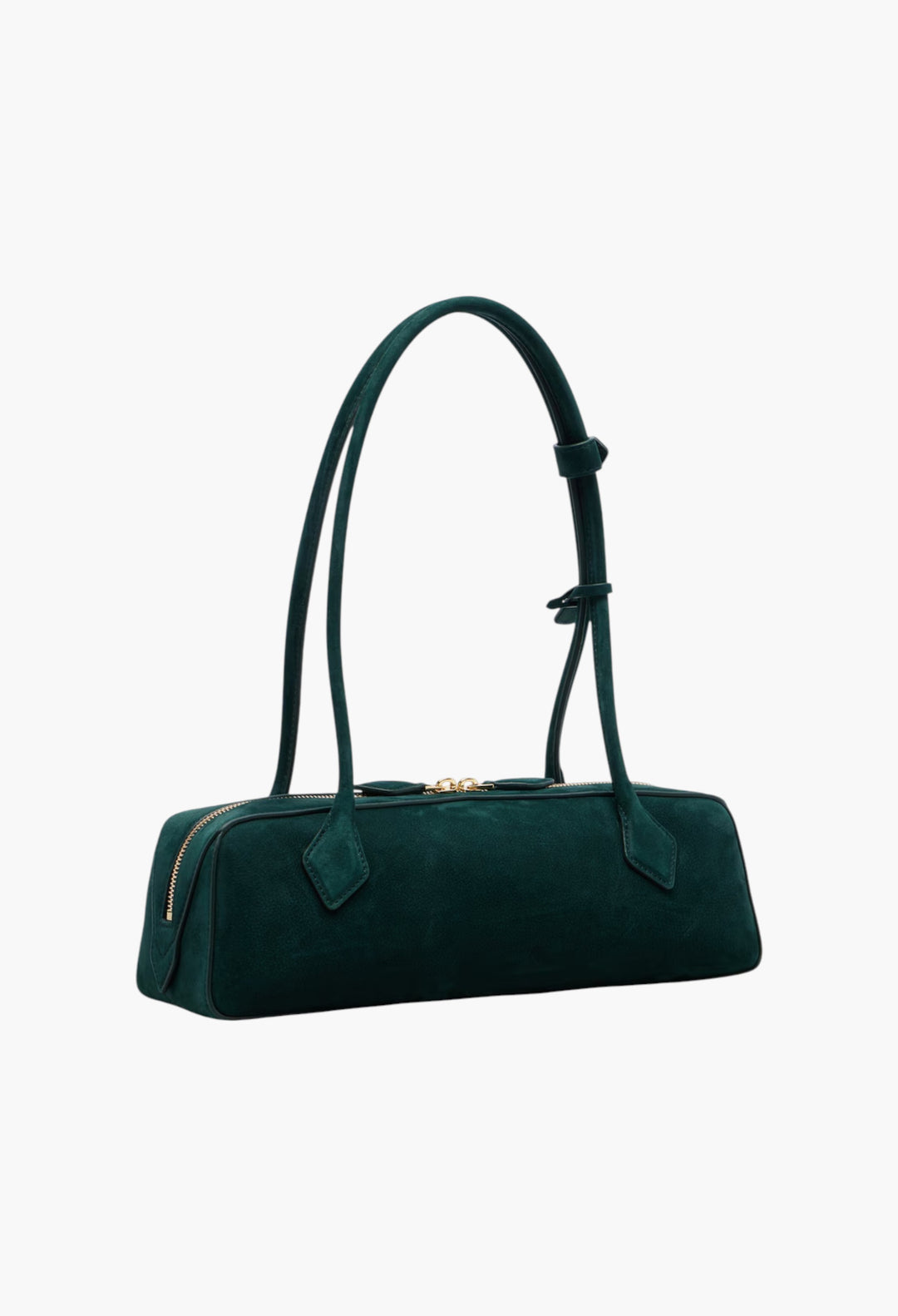 Le Teckel Medium Suede Shoulder Bag - GLAM MODA