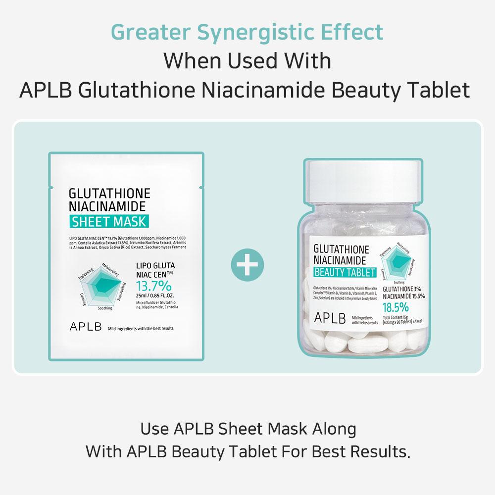 Glutathioine Niacinamide Sheet Mask