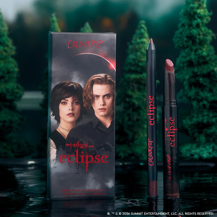 Eclipse Lip Liner & Lipstick Set - Eclipse Lippie Pencil + Lippie Stix Kit - GLAM MODA