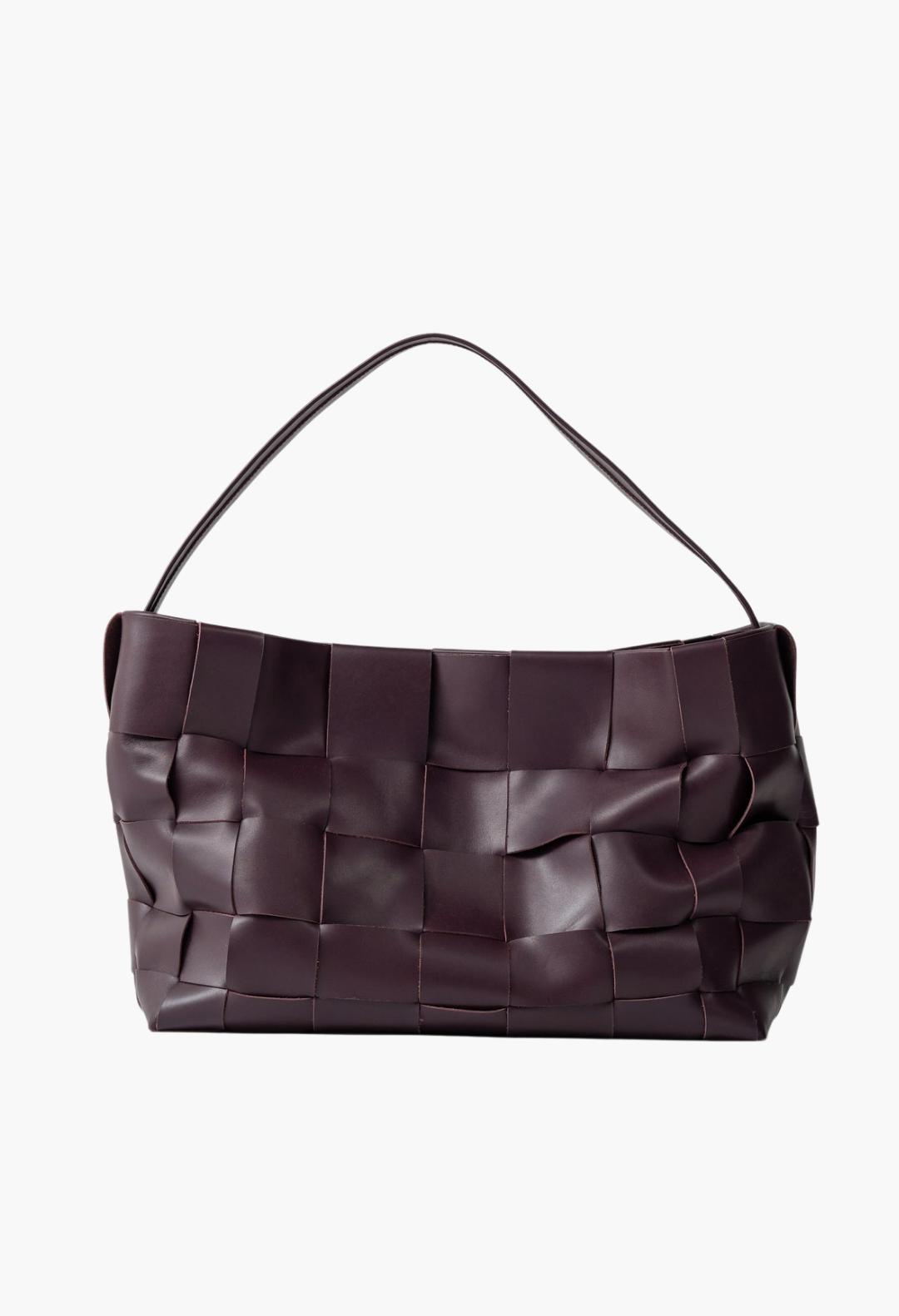Woven Large Tote - Black