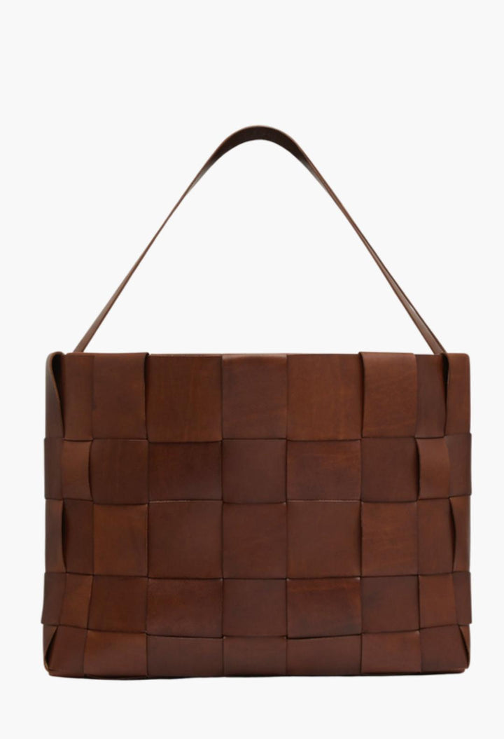 Woven Large Tote - Black