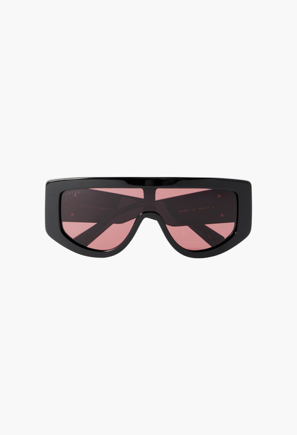 GG Oversized D-Frame Acetate Sunglasses