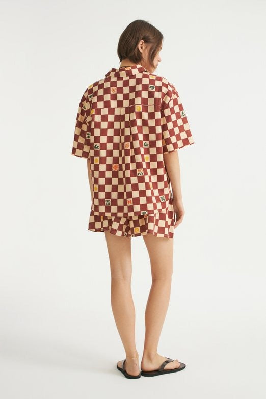 Shorts Made Of Linen And Cotton