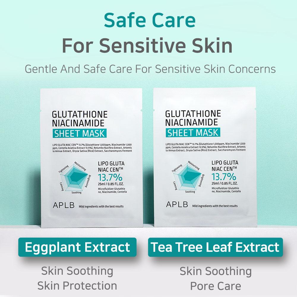 Glutathioine Niacinamide Sheet Mask