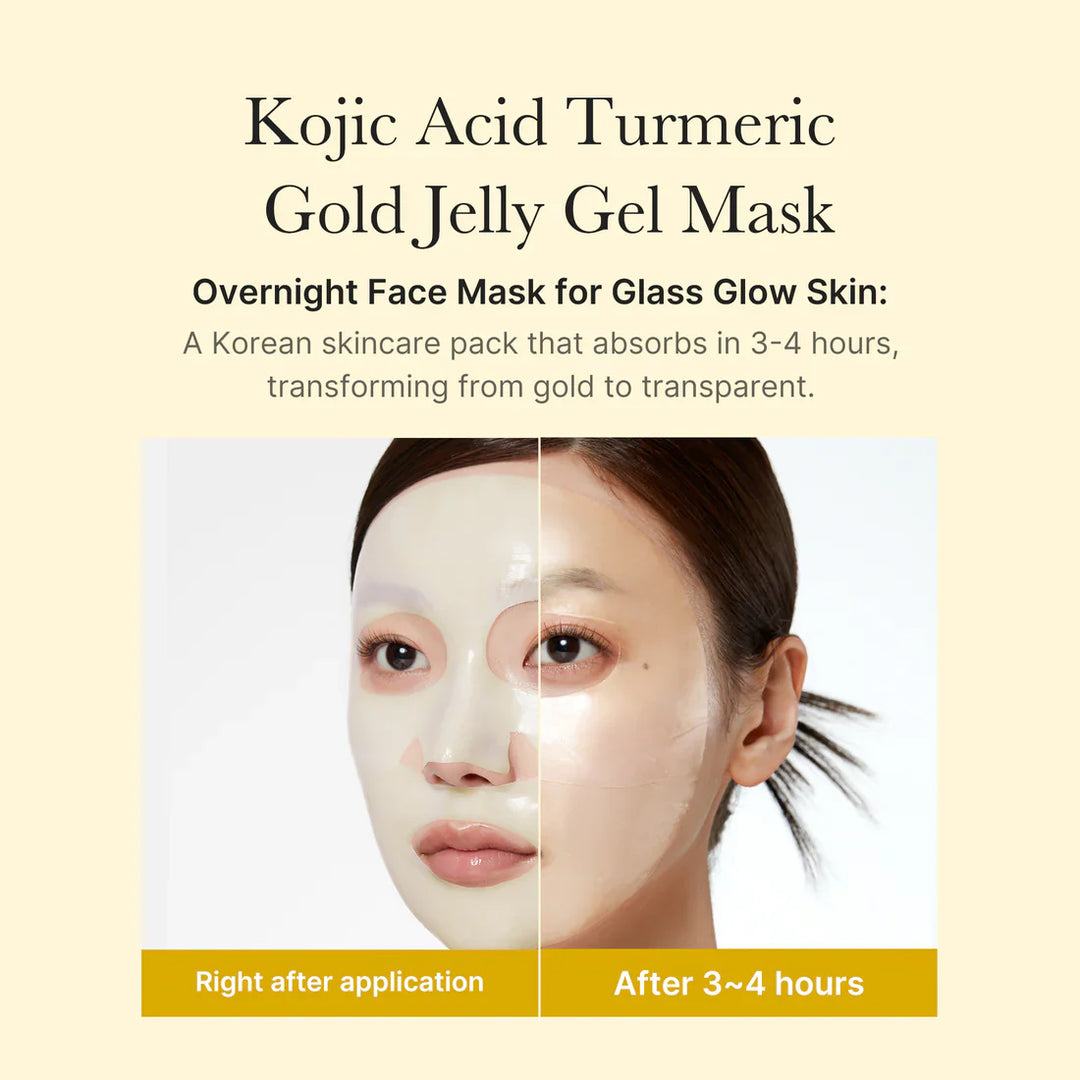 Kojic Acid Turmeric Gold Jelly Mask - GLAM MODA