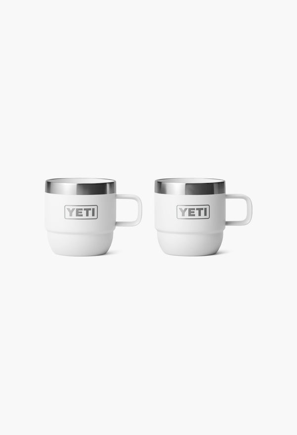 White - Stackable Mugs With Durasip™ Ceramic Lining