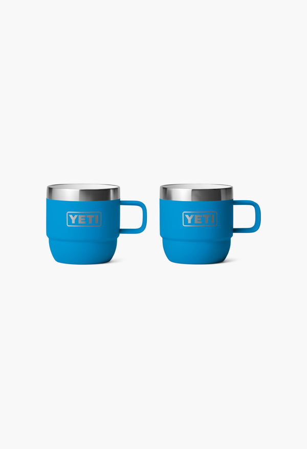 Big Wave Blue - Stackable Mugs With Durasip™ Ceramic Lining