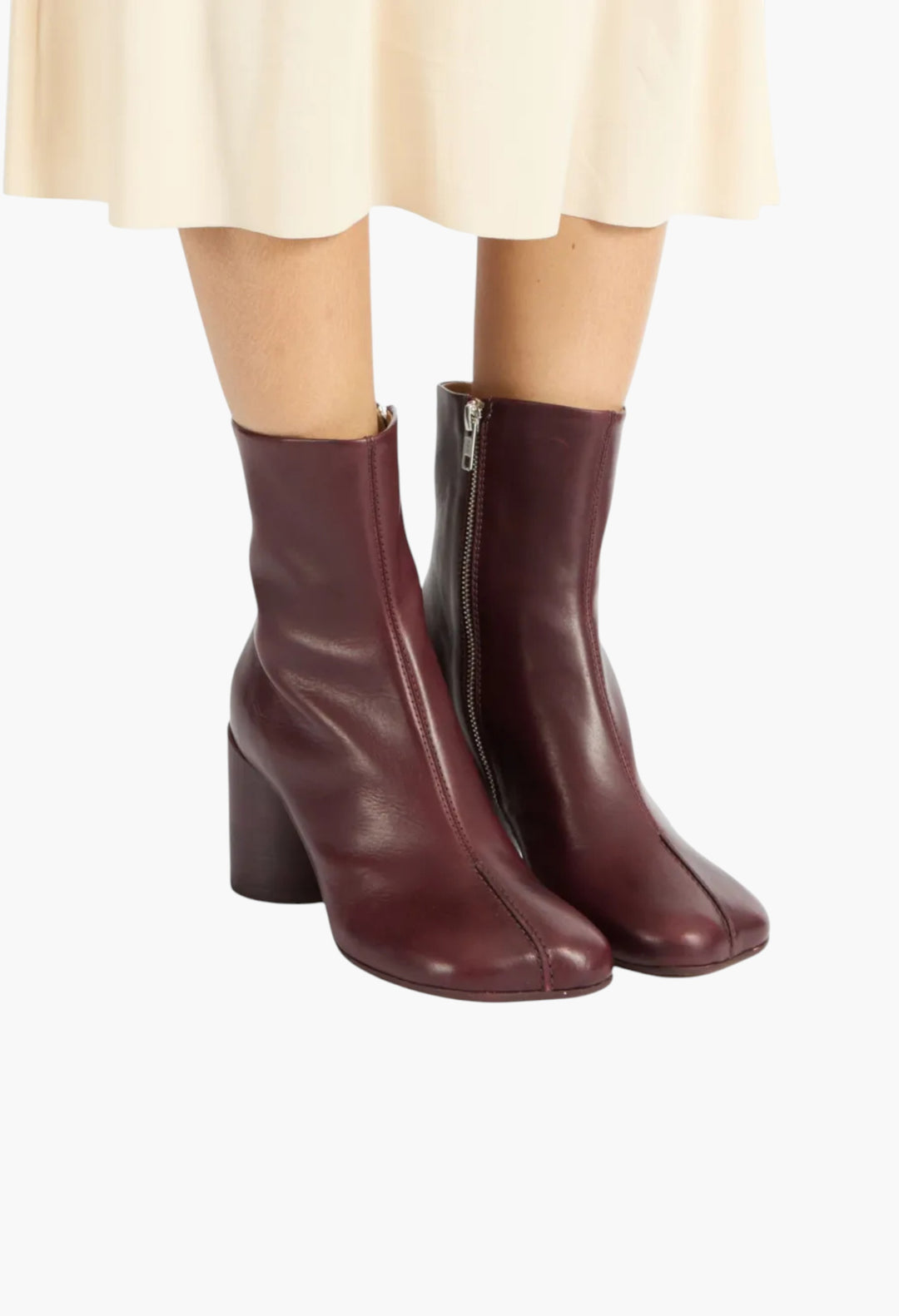 70mm Anatomic Stitch Ankle Boots - GLAM MODA