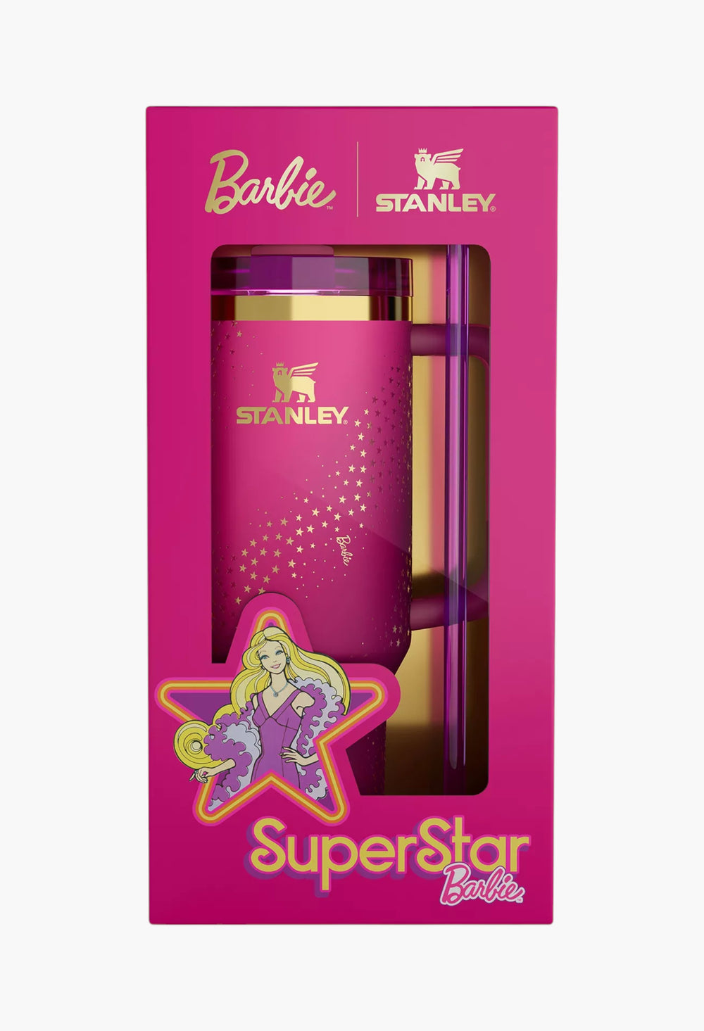 70s Superstar - The Barbie x Stanley Quencher H2.0 Flowstate Barbie Icon Stainless-Steel Bottle 1.2L - GLAM MODA