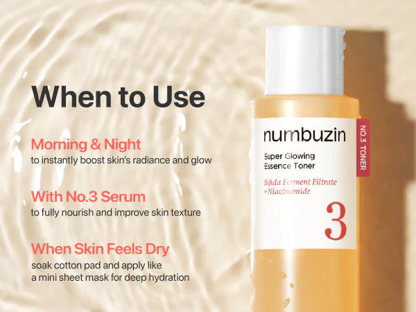 No.3 Super Glowing Essence Toner - GLAM MODA