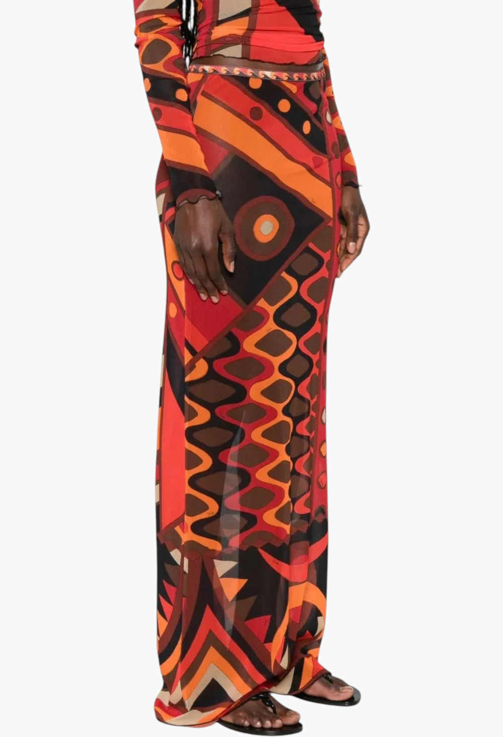 Printed Tulle Skirt - GLAM MODA