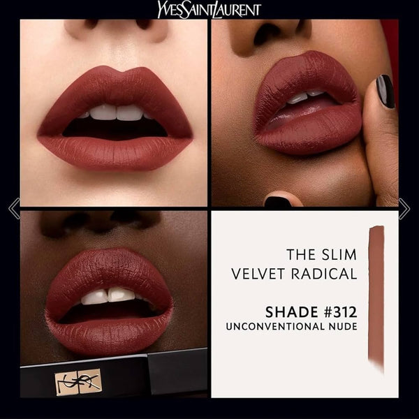 Unconventional Nude #312 - Rouge Pur Couture The Slim Velvet Radical Lipstick