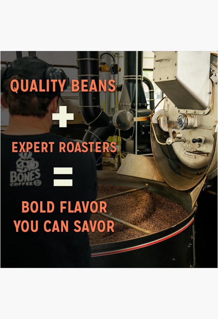 GLAM MODA roaster operating a professional coffee roasting machine with fresh beans in a production facility