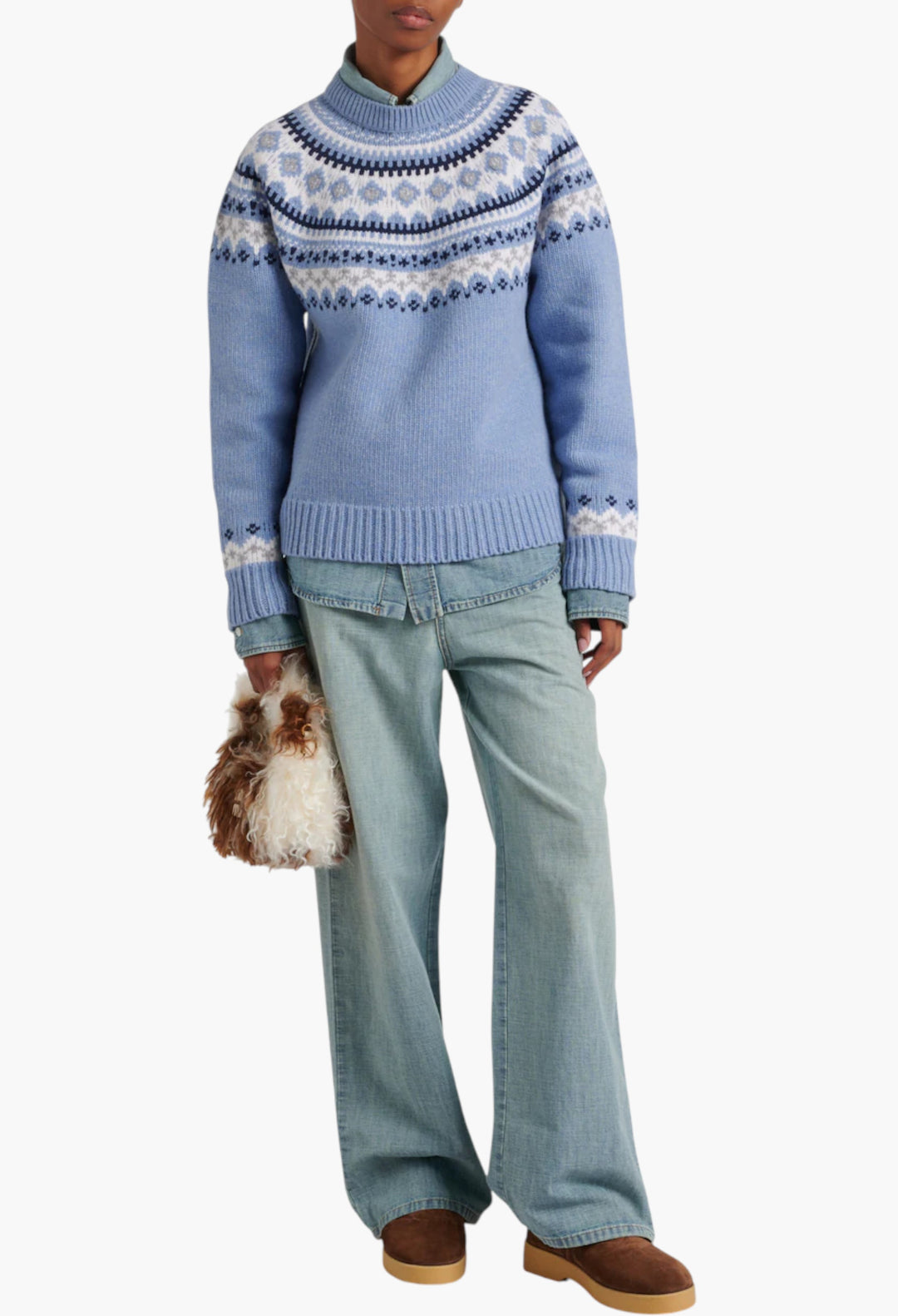 Wander Cow-Print Shoulder Bag