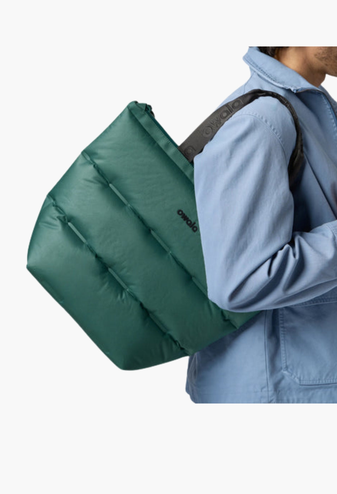 Inflatable insulation. Packs flat