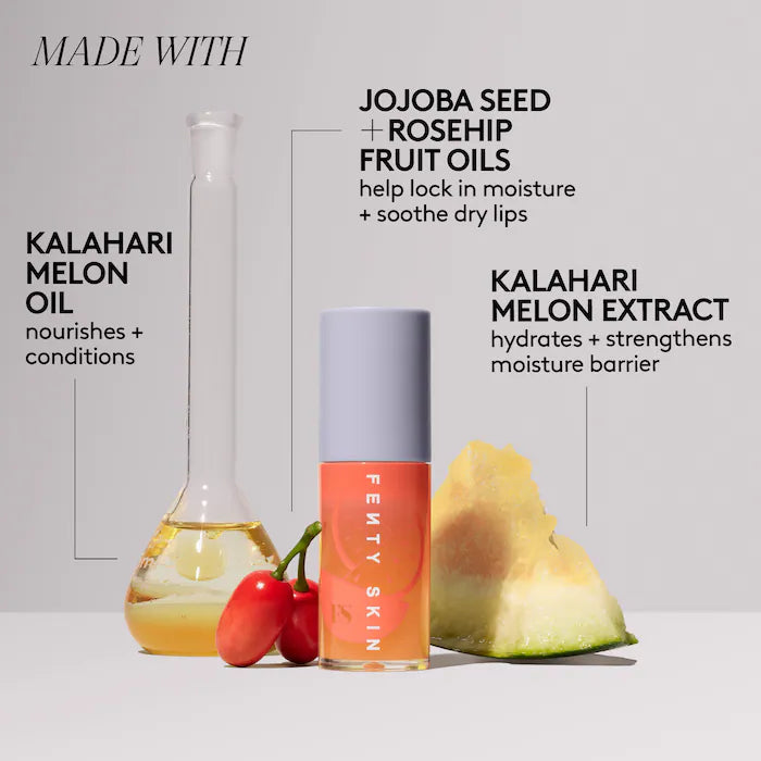 Fenty Skin Fruit Quench'rz Hydrating + Strengthening Lip Oil Trio - GLAM MODA