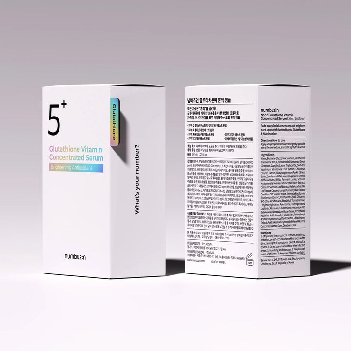 No.5+ Glutathione Vitamin Concentrated Serum - GLAM MODA