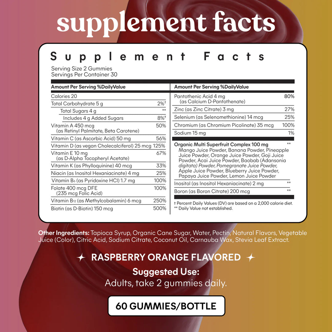 Lemme Multi Women's Daily Gummies - GLAM MODA