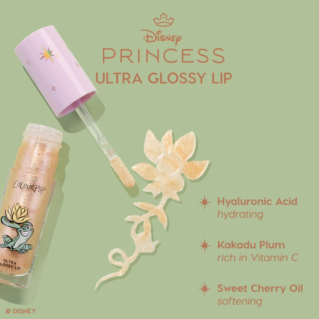 Disney Princess Ultra Glossy Lip - Hydrating Lip Gloss - GLAM MODA