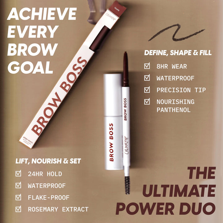 ColourPop Brow Boss 24H Lifting Brow Gel - Clear - 0.23oz - GLAM MODA