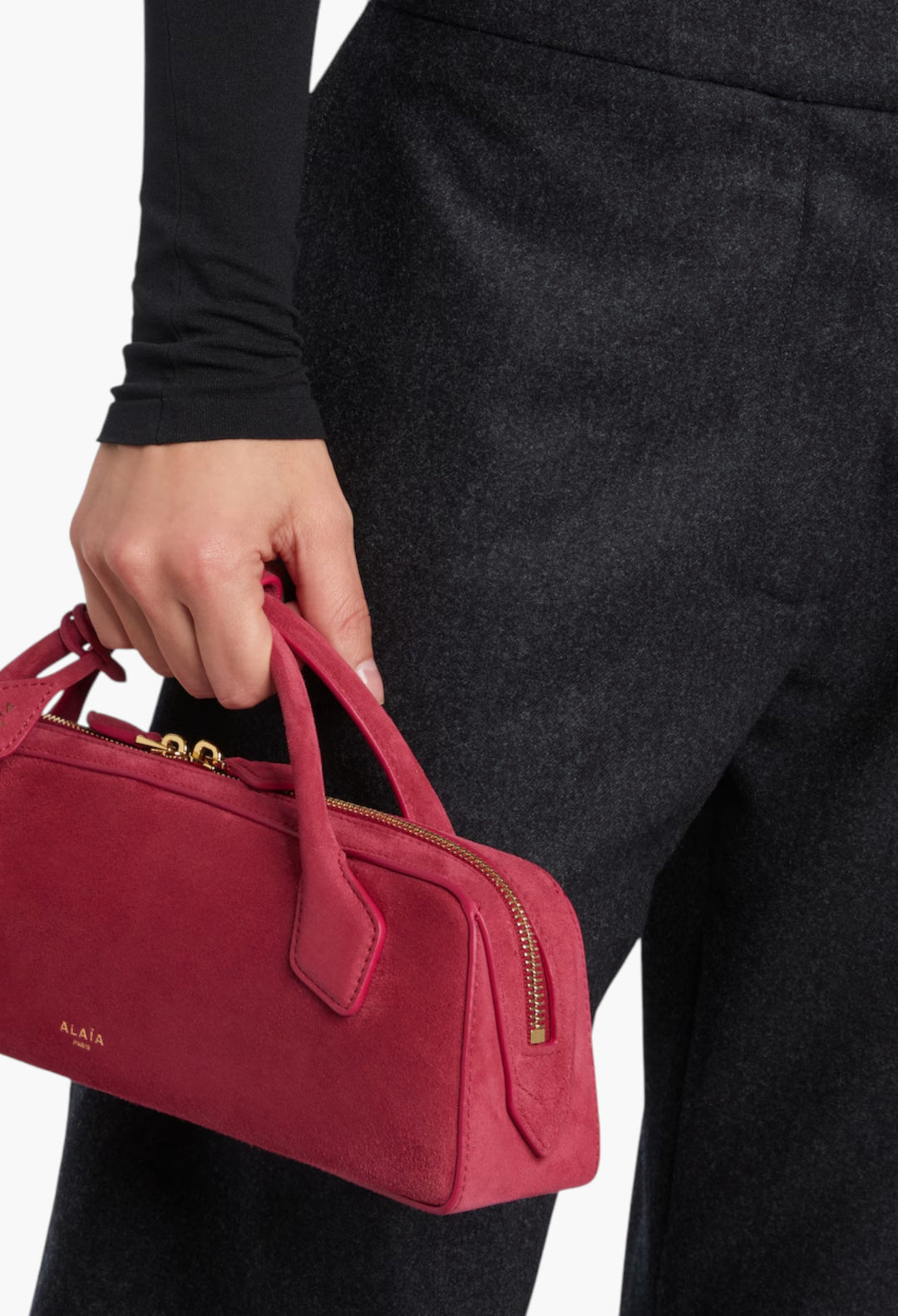 Le Teckel Suede Clutch - GLAM MODA