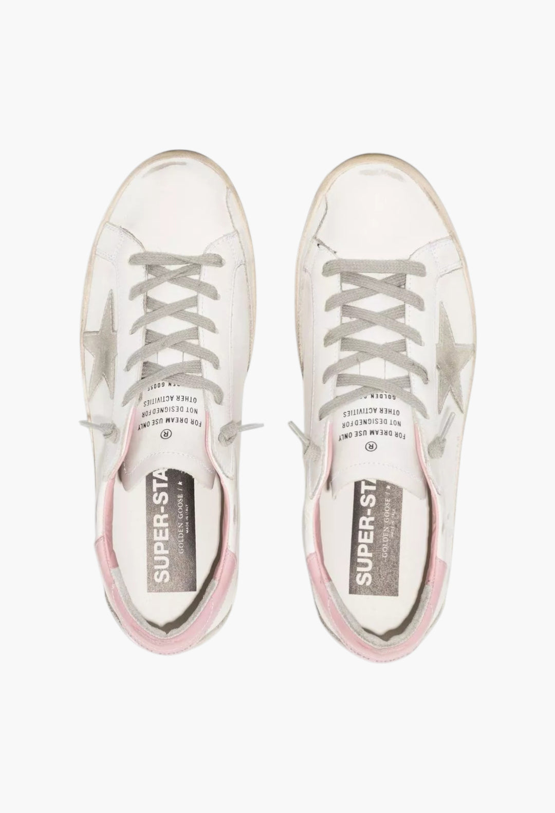 Golden goose - Super-Star Leather Sneakers - GLAM MODA