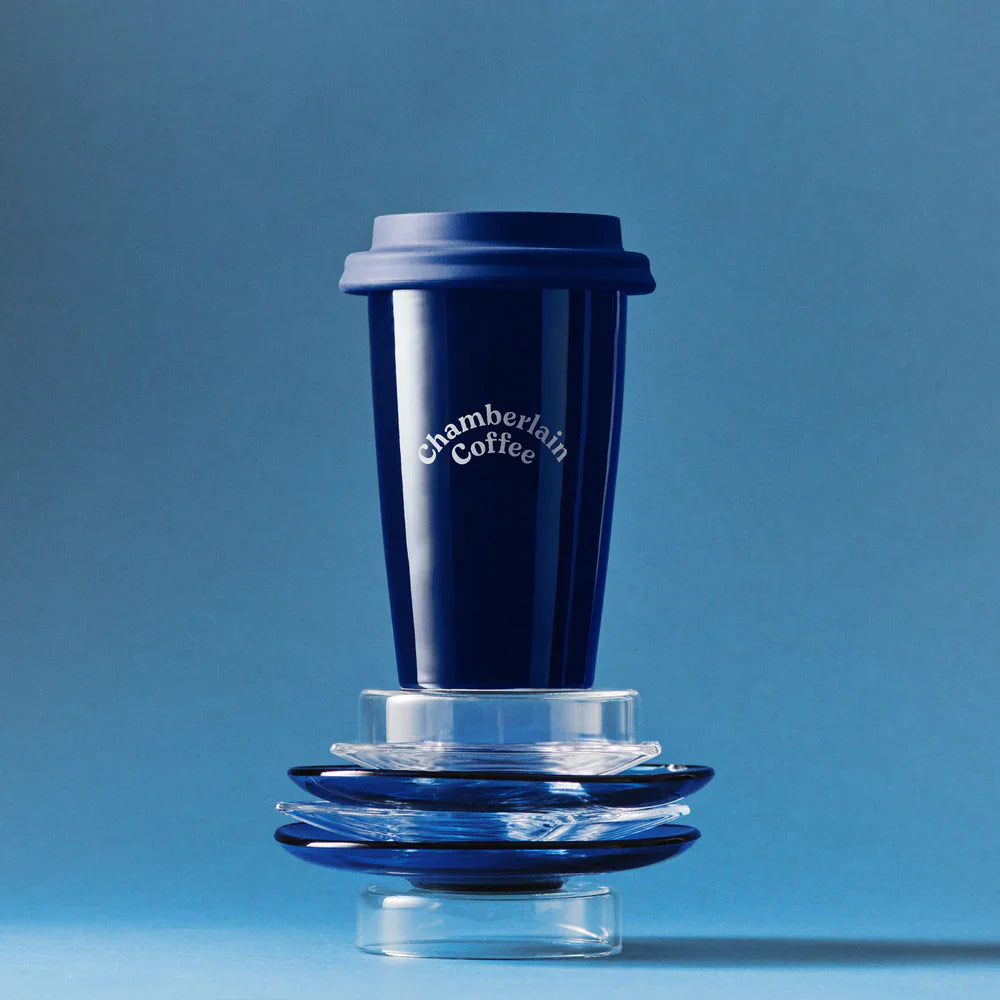 Chamberlain Navy Ceramic Mug - GLAM MODA