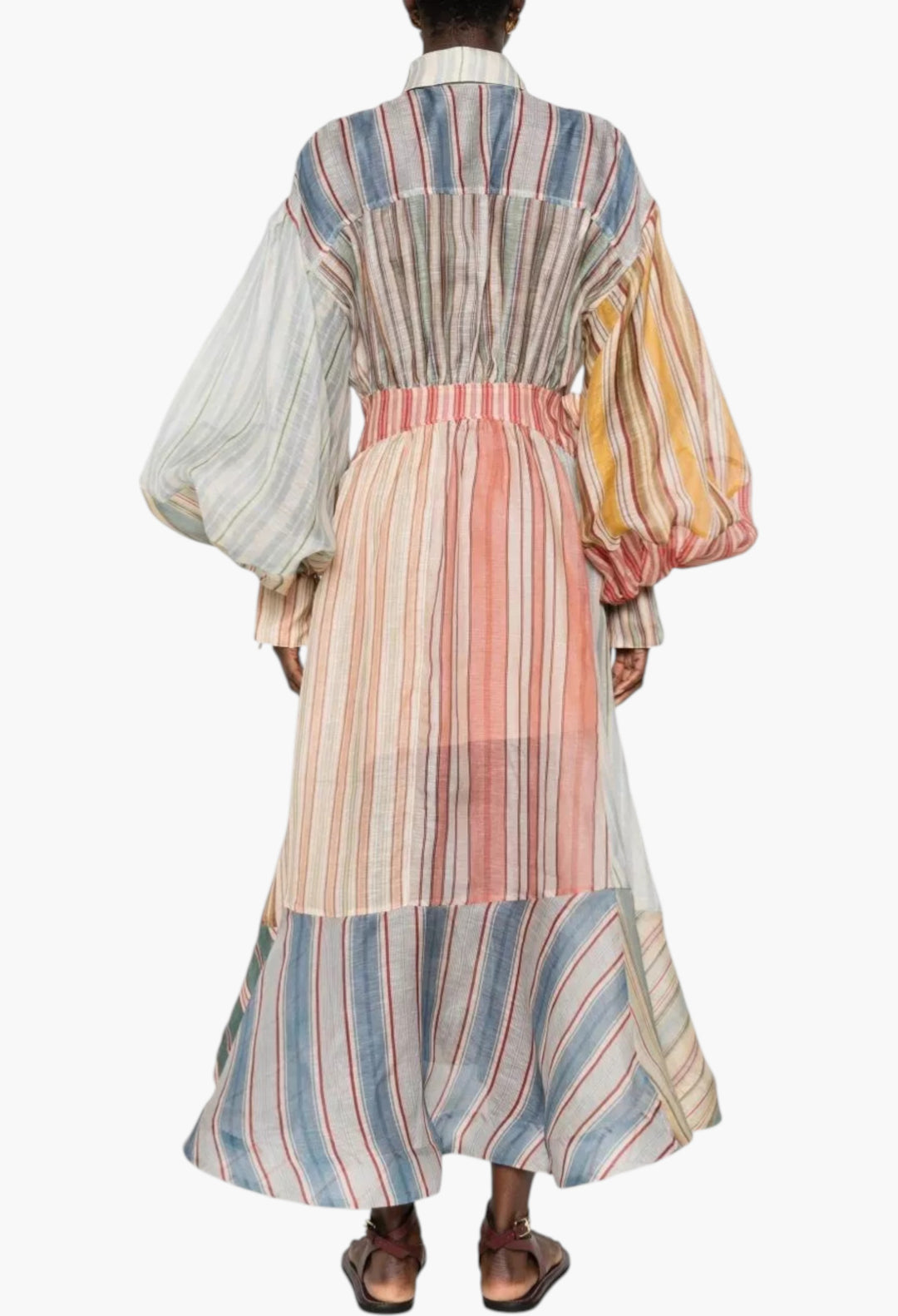 Rebellion Linen And Silk Dress - GLAM MODA