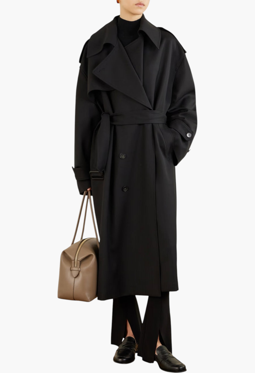 The Stockholm Leather-Trimmed Canvas Tote Bag - GLAM MODA