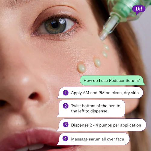 Left Un-Red Reducer Face Serum for Redness and Blemish Prone Skin - GLAM MODA