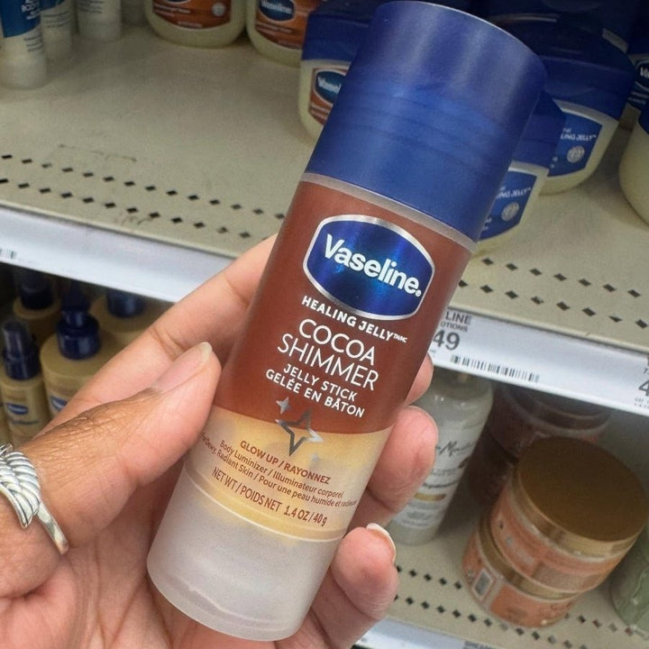 Vaseline Cocoa Shimmer Jelly Stick Cocoa Butter - 1.4oz - GLAM MODA