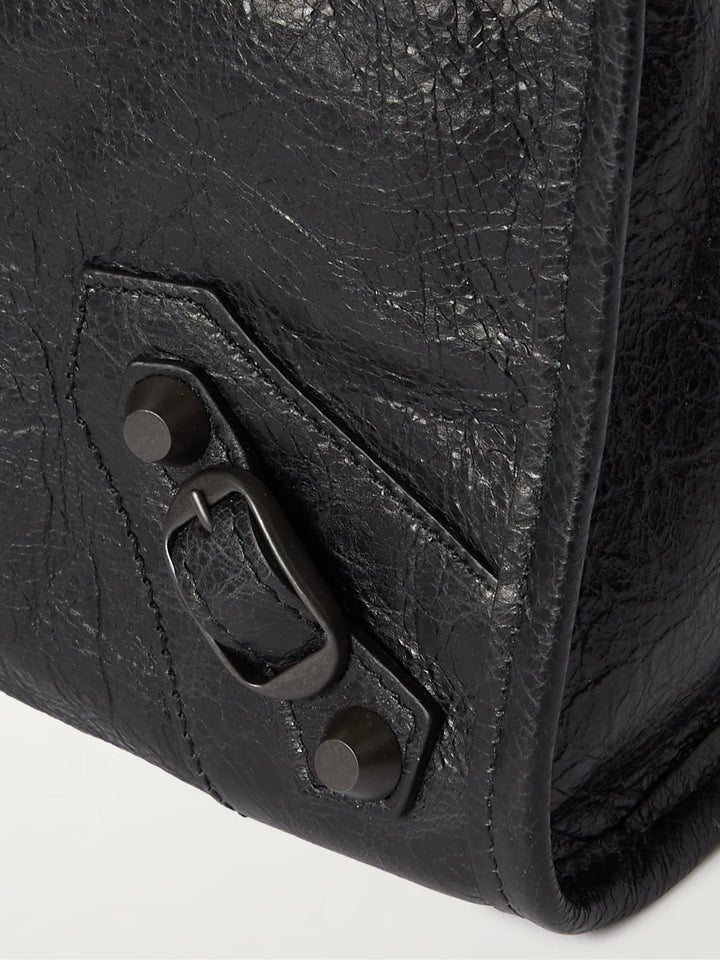 Le City Small Embellished Textured-Leather Tote - GLAM MODA