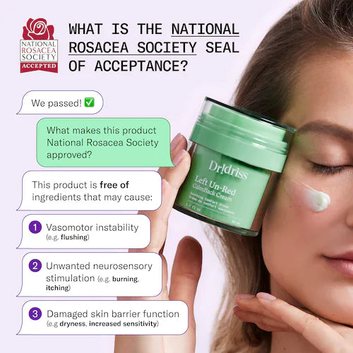 Left Un-Red CalmBack Rich Face Moisturizer for Redness and Skin Barrier Health - GLAM MODA