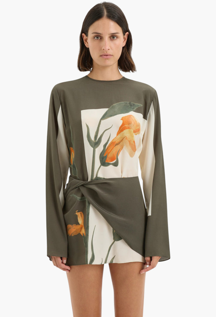 Constance Twist Mini Dress - GLAM MODA